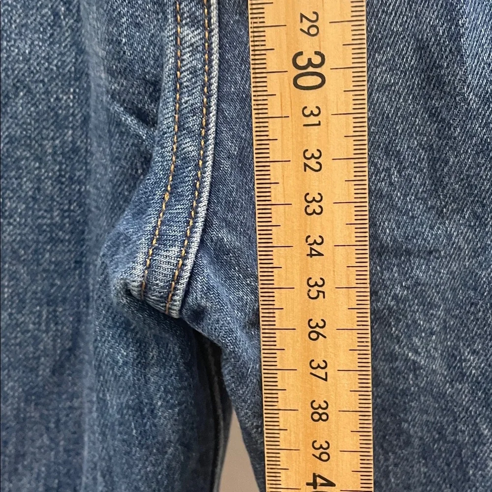 Aritzia - The Nina Stovepipe Highrise Tapered Organic Denim Jeans Blue 30 x 31 - Picture 11 of 14